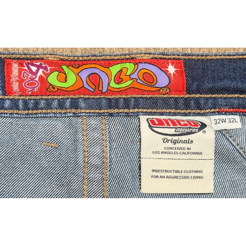 JNCO Women's Analog Break Down Collector's Limited Edition Jeans Size 32x32 - Picture 3 of 13